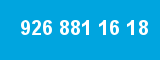 926 881 16 18